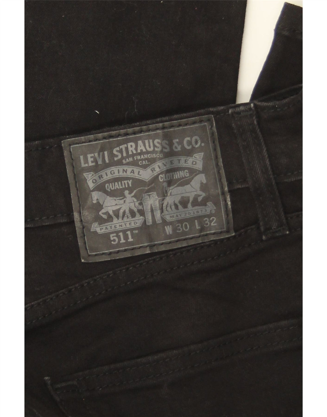 Męskie jeansy Levi's 511 Slim W30 L32 Czarne