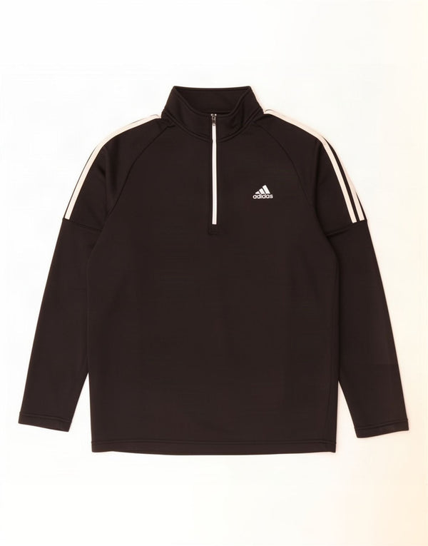 Adidas Męski dres z zamkiem błyskawicznym Top XL Czarny poliester
