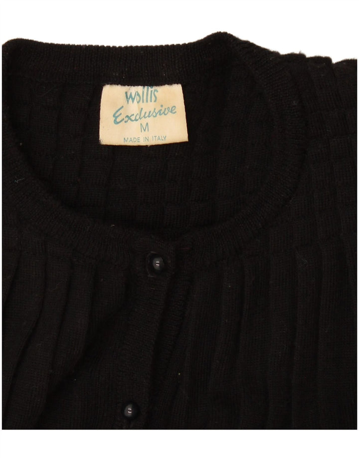 Sweter damski Wallis UK 14, średnia czarna wełna