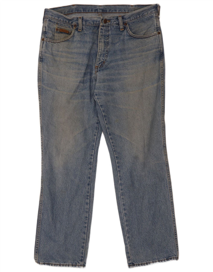 Męskie proste dżinsy Wrangler W36 L30 niebieskie