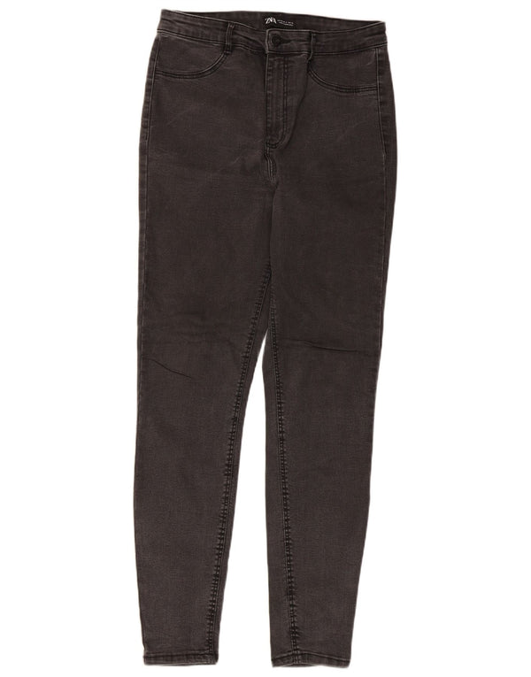 Damskie jeansy skinny Zara EU 40 Medium W30 L28 Szara bawełna