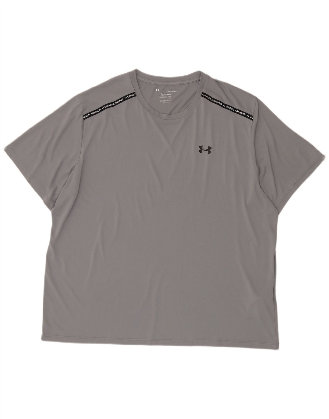 Męska koszulka z grafiką Under Armour 3XL, szary poliester