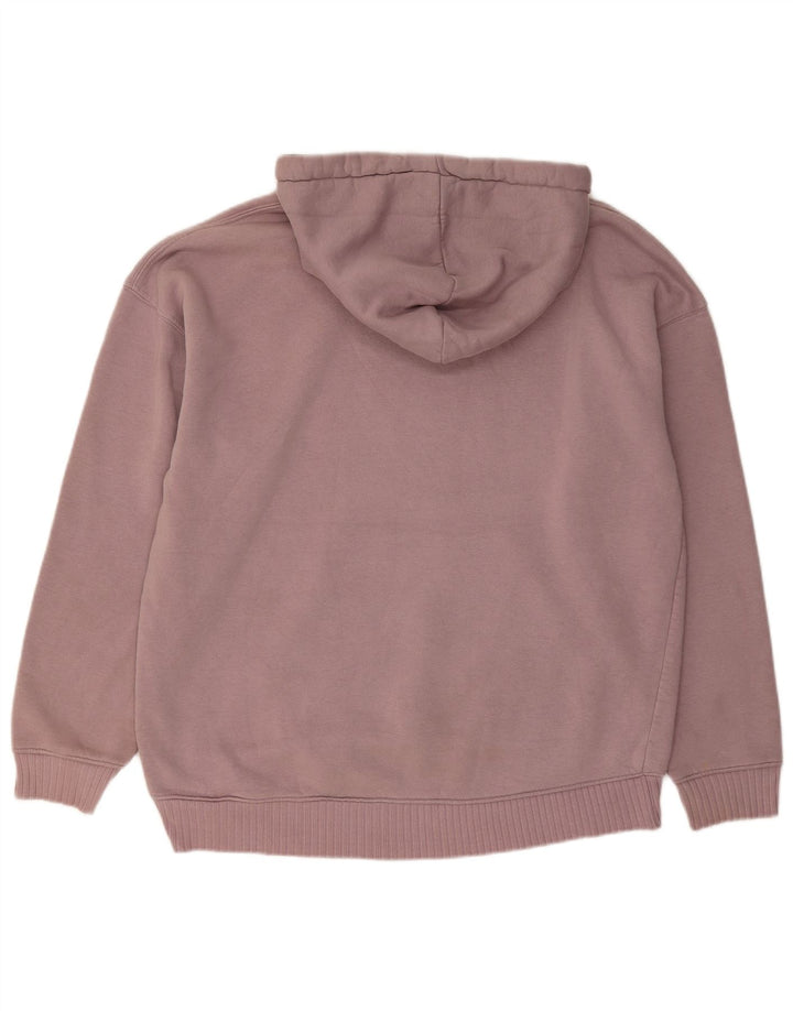 Damski sweter oversize z kapturem Zara UK 10, mały, różowy