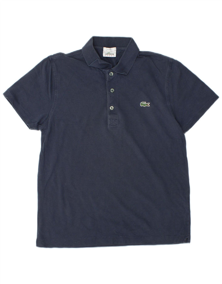 Męska koszulka polo LACOSTE Slim Fit, rozmiar 4, średnia, granatowa, bawełniana