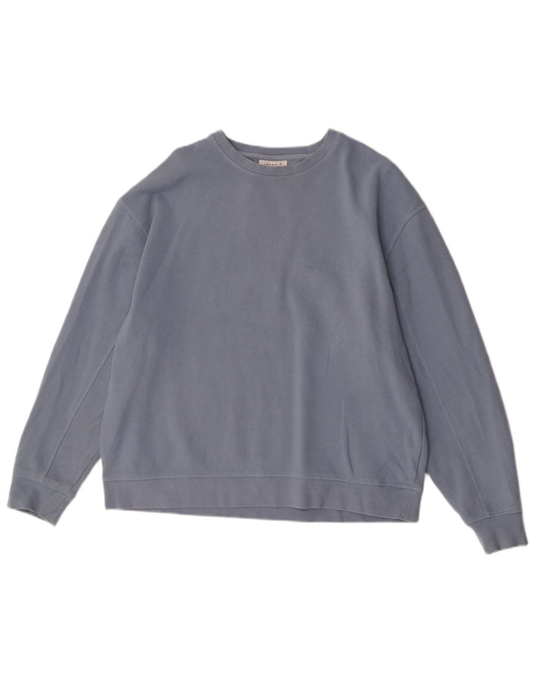 Damski sweter oversize Topshop UK 16, duży, niebieski, bawełniany