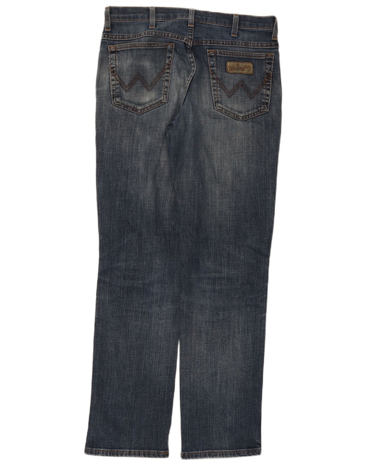 Męskie jeansy WRANGLER Texas Stretch Straight W34 L32 Niebieskie, bawełniane