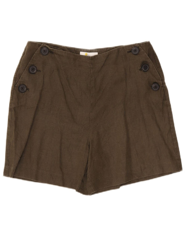 Damskie spodenki Chino Boden UK 12 Medium W32 khaki lniane
