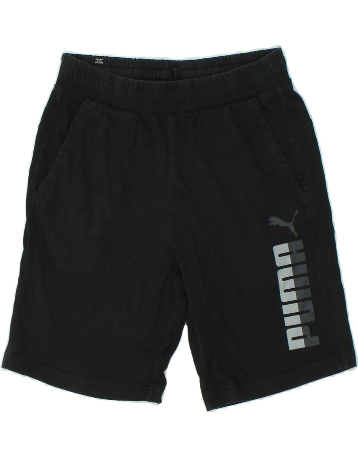 PUMA Mens Graphic Sport Shorts Small Black Vintage Puma and Second-Hand Puma from Messina Hembry 