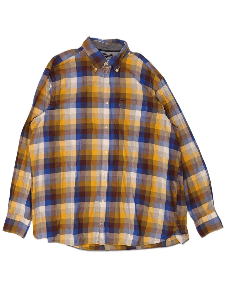 Męska koszula Tommy Hilfiger o regularnym kroju, 2XL, wielokolorowa, bawełniana w kratę