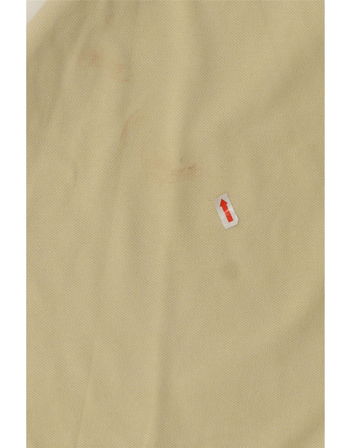 Męska koszulka polo Kappa XL, żółta, bawełniana
