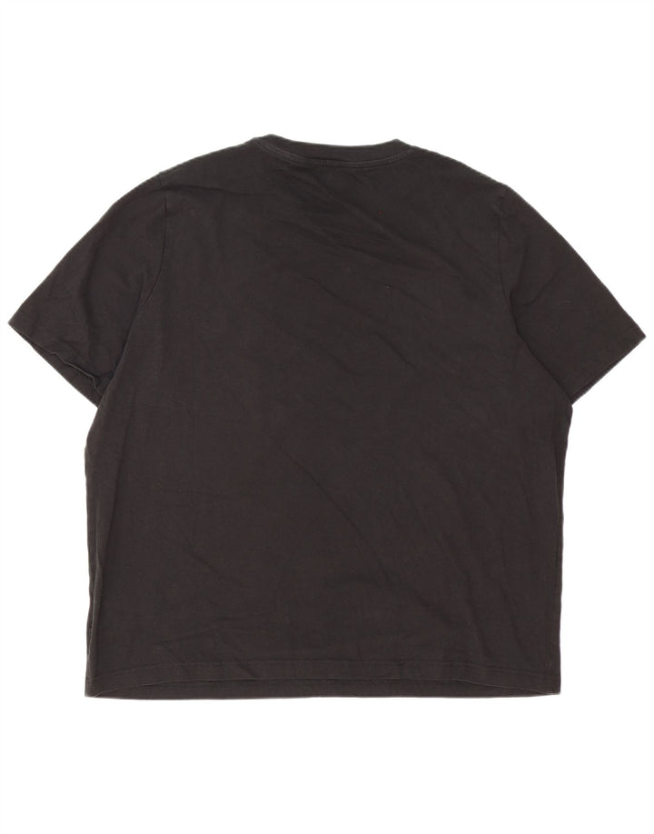 Męska koszulka z grafiką Puma, 2XL, czarna, bawełniana