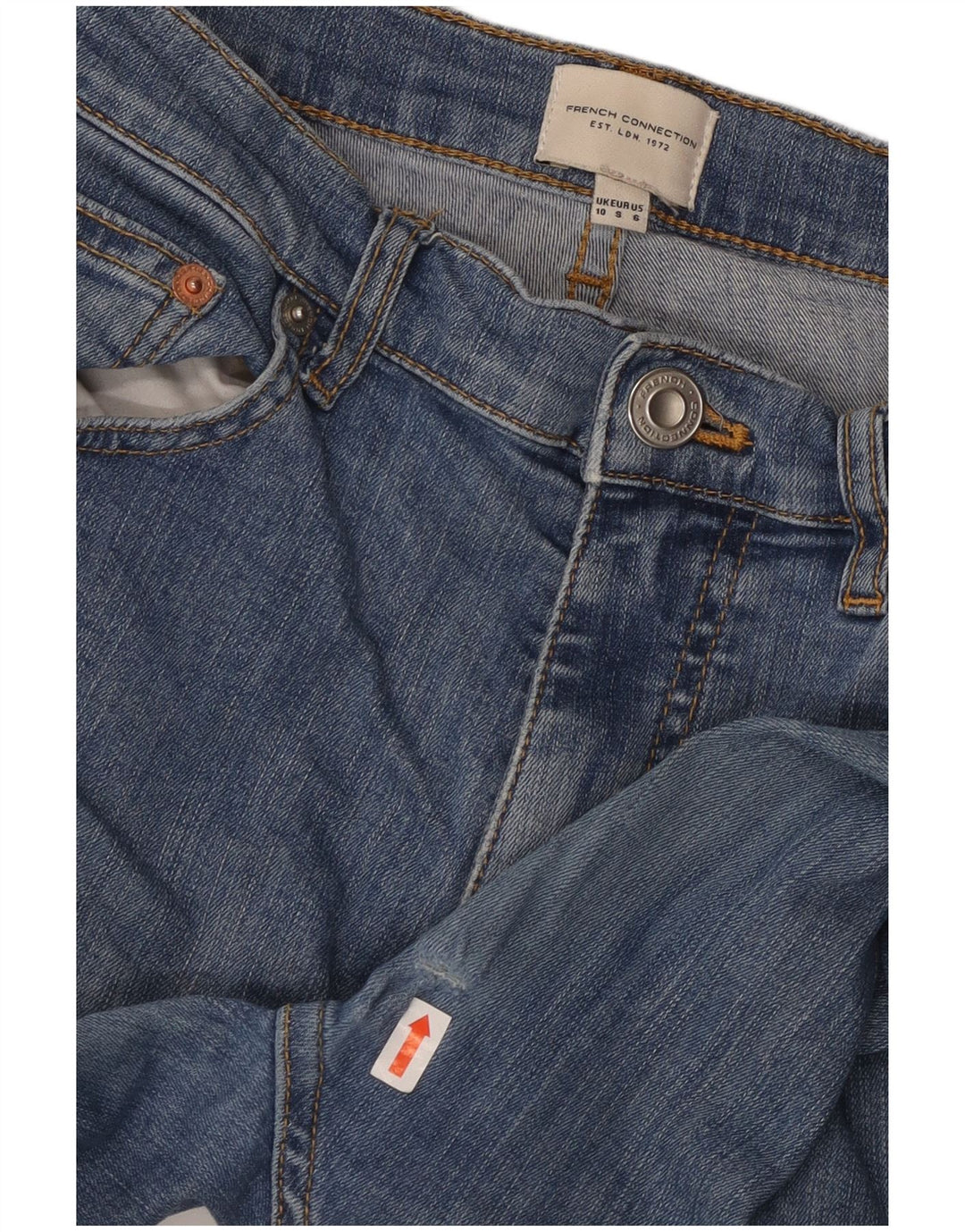 Dżinsy damskie FRENCH CONNECTION UK 10 Small W28 L30 Niebieskie