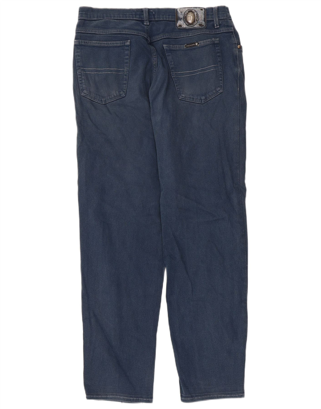 Damskie jeansy zwężane Trussardi IT 46 Large W32 L28 Niebieskie