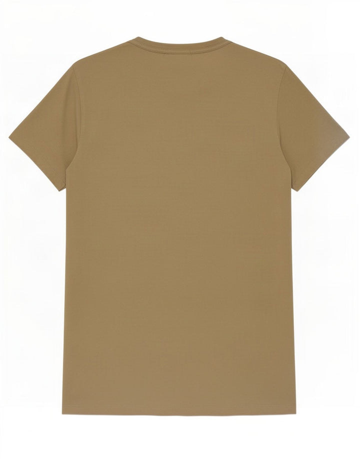 T-shirt męski All Saints, mały, beżowy, bawełniany