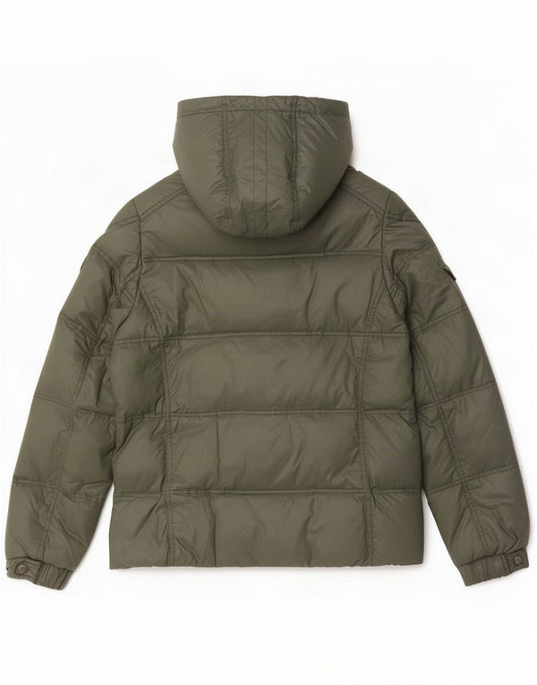 Best Company Damska ocieplana kurtka z kapturem UK 18 XL Zielony poliester