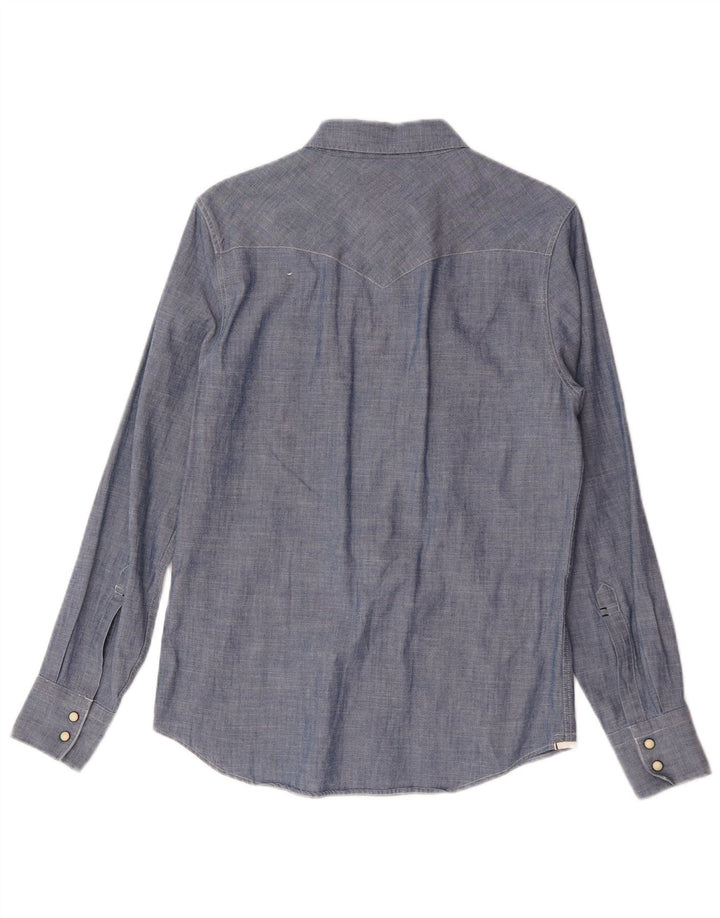Koszula męska Levi's Slim Fit, mała, niebieska, bawełniana