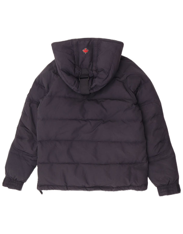 Canadiens Męska kurtka z kapturem Anorak, wyściełana UK 34 XS, granatowa, bawełniana