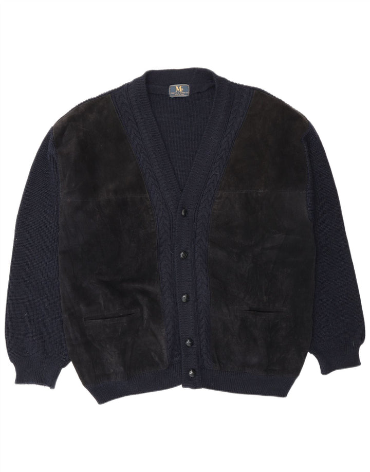 Sweter męski MP Cardigan XL granatowy