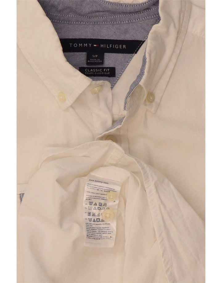 Koszula męska Tommy Hilfiger o klasycznym kroju, mała, biała, bawełniana