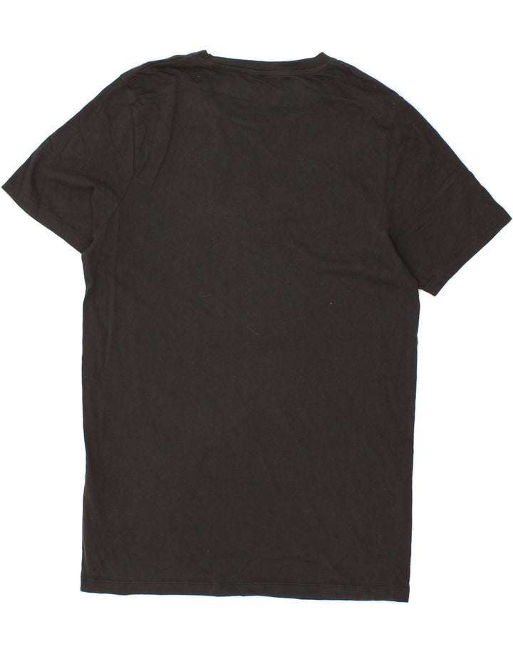 JACK & JONES Mens Graphic T-Shirt Top Medium Black Cotton Vintage Jack & Jones and Second-Hand Jack & Jones from Messina Hembry 