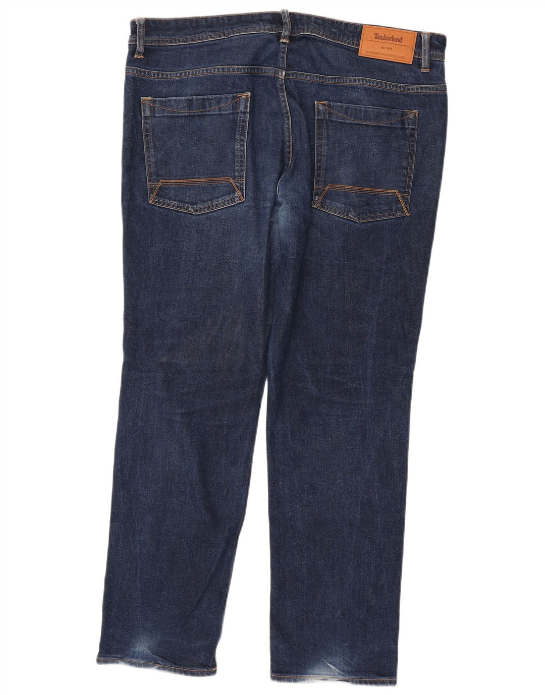 Męskie proste dżinsy Timberland W38 L32 Granatowa bawełna