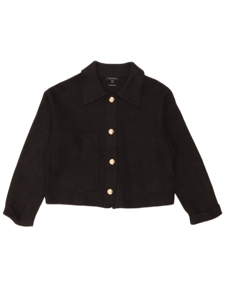 Bolerko damskie Massimo Dutti Crop Oversize UK 6 XS Czarne