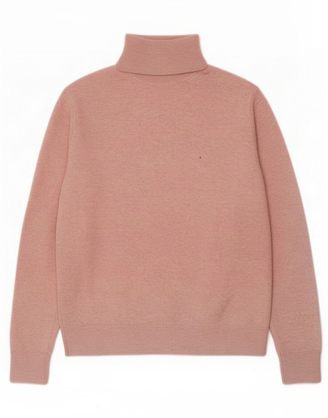 Marks & Spencer Damski sweter z golfem UK 10, mały, różowy poliester
