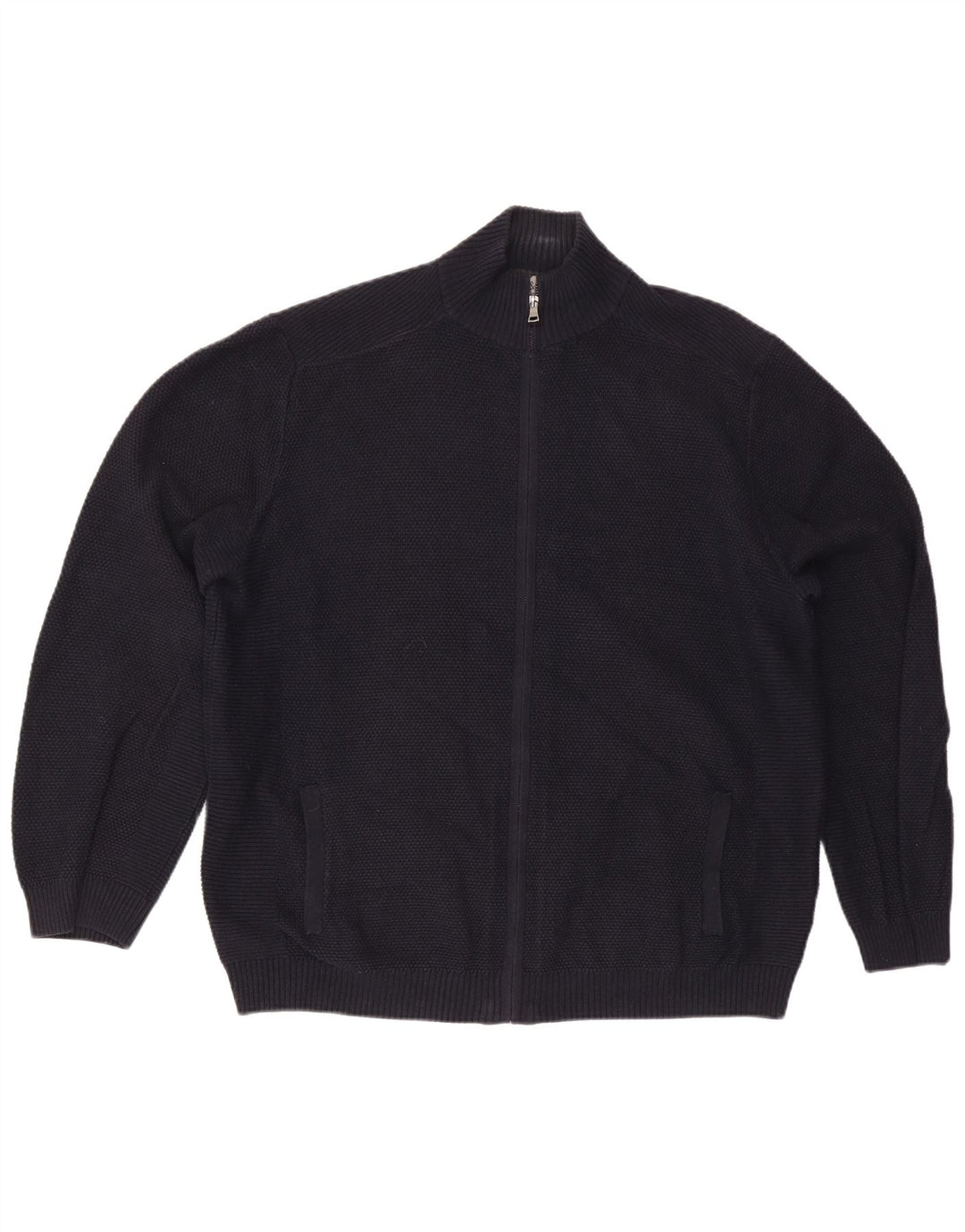 Marks & Spencer Męski sweter kardigan 2XL Granatowy, bawełniany