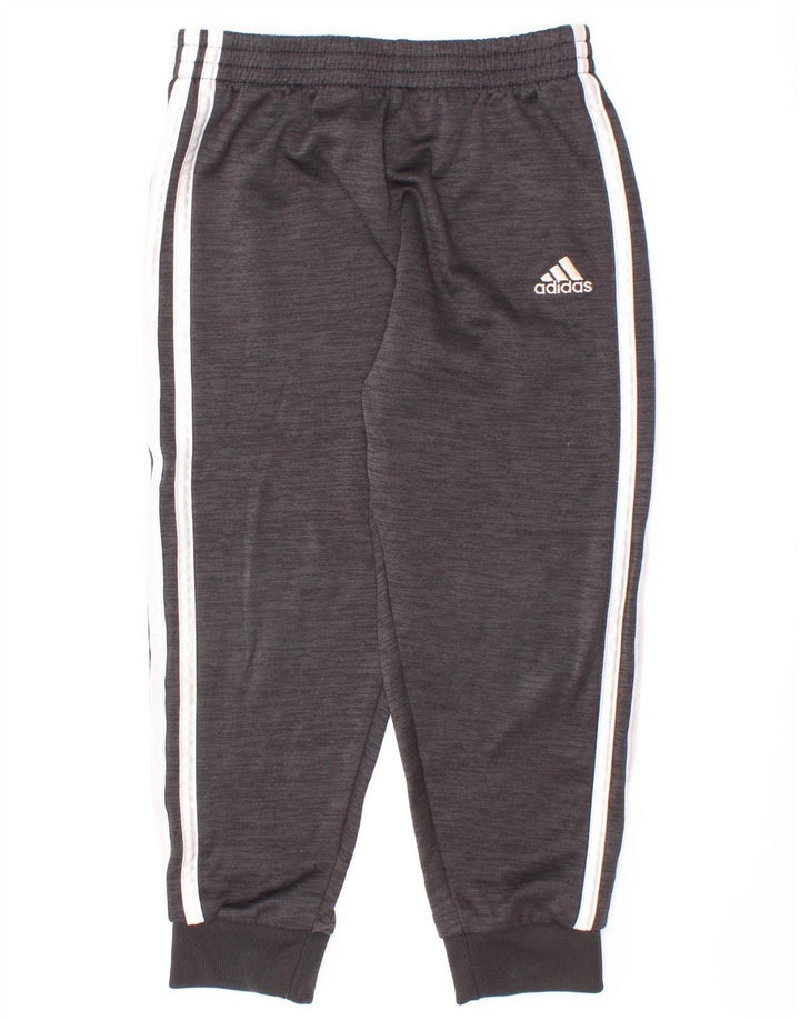 Adidas Chłopięce Spodnie Dresowe Joggery 5-6 Lat Szary Nakrapiany Poliester