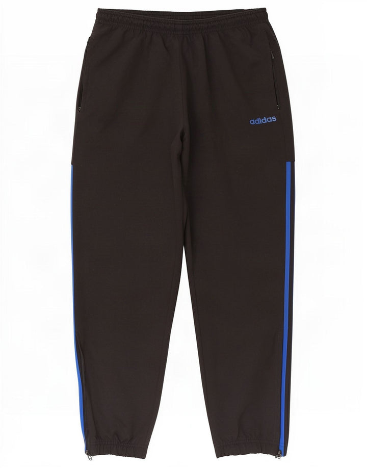 Adidas Męskie spodnie dresowe Joggery, duże, czarne, poliestrowe