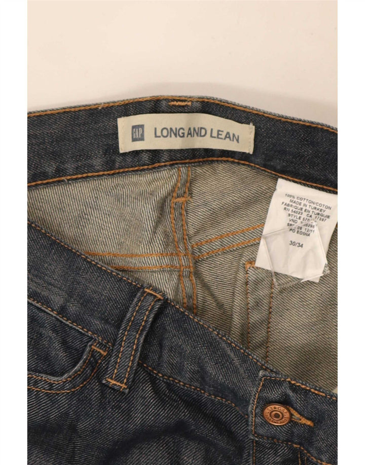 Damskie jeansy Gap Cropped W30 L25 Niebieskie, bawełniane