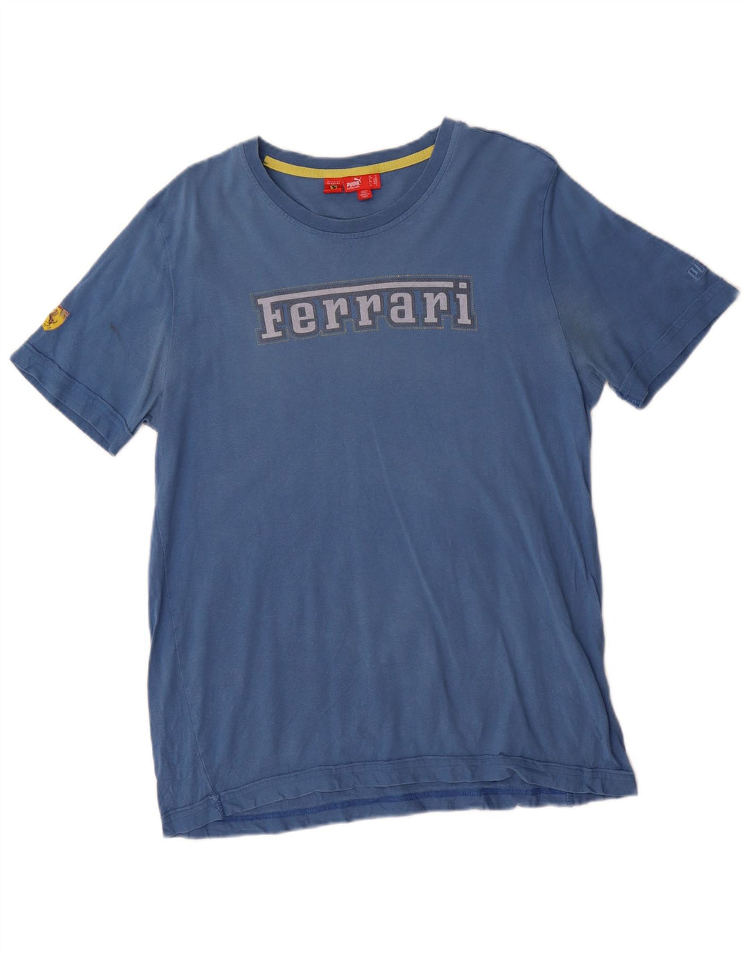Męska koszulka t-shirt Puma Ferrari z grafiką, kolor średni niebieski