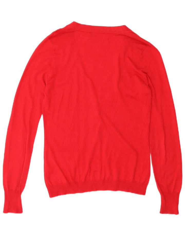 Sweter damski Zara Cardigan UK 10 Small Red Silk