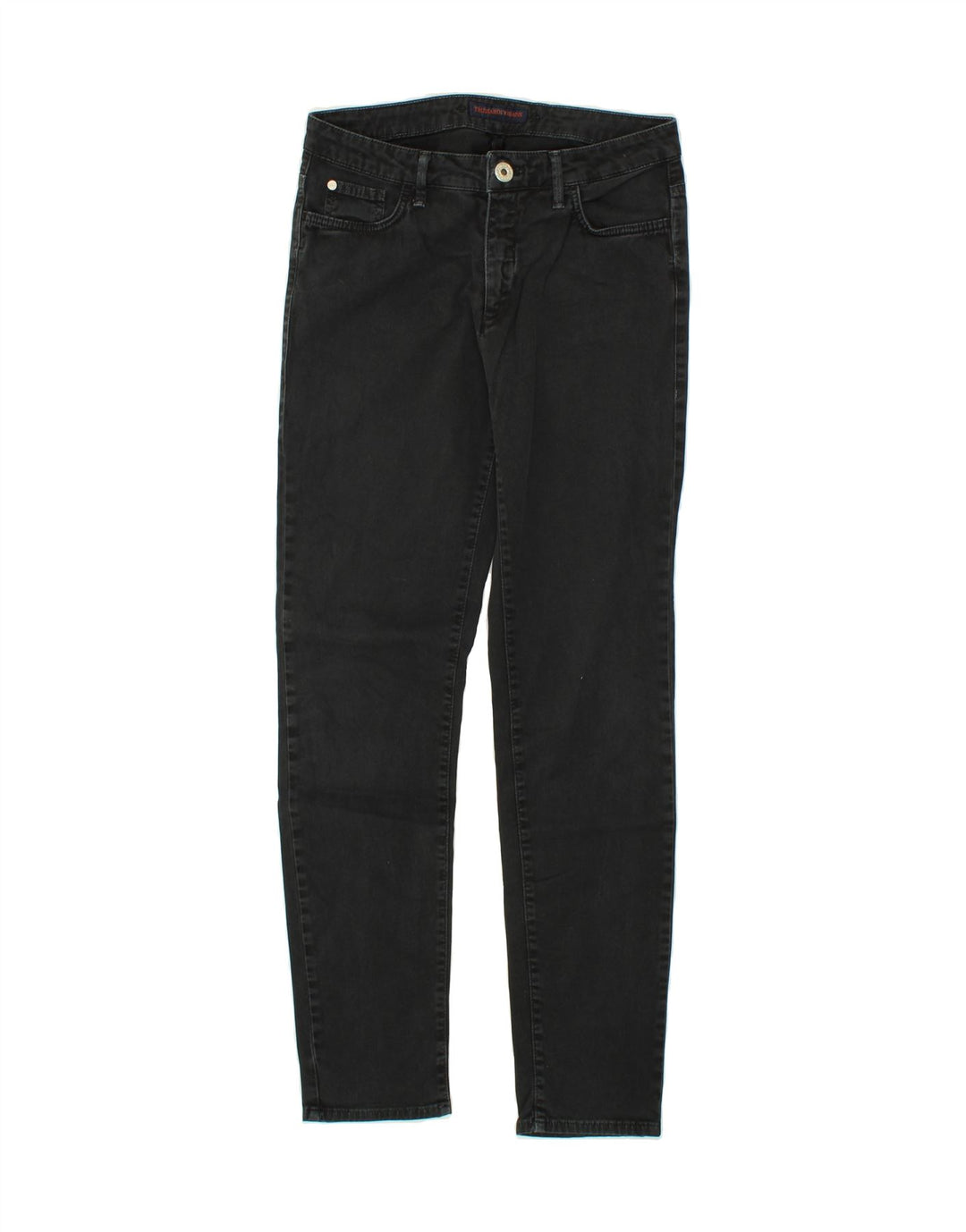 TRUSSARDI Mens Slim Jeans W30 L31  Black Cotton Vintage Trussardi and Second-Hand Trussardi from Messina Hembry 