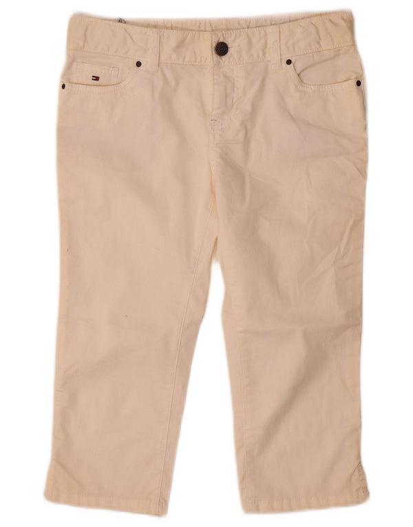 Spodnie Tommy Hilfiger Capri Dziewczęce 13-14 Lat W28 L16 Beżowa Bawełna