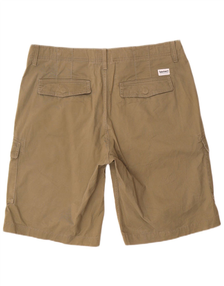 Męskie spodenki cargo Timberland W36, duże, bawełniane w kolorze khaki