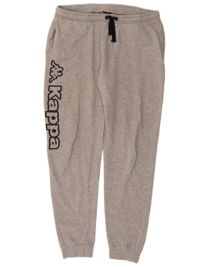 Męskie spodnie dresowe Kappa Graphic Joggers 2XL Szara bawełna w plamki