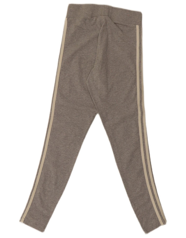 Legginsy Damskie Adidas UK 8 Małe Szare Bawełniane