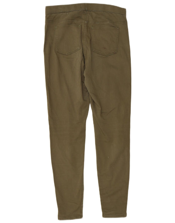 Marks & Spencer Damskie jeansy Jegging UK 14, duże, W32, L30, bawełna khaki