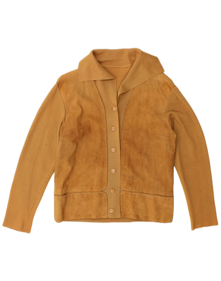 Sweter damski VINTAGE UK 12 średni beż