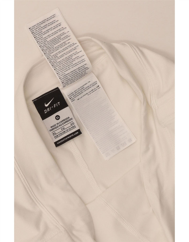 Nike Dziewczęce Dri Fit Skort 13-14 lat XL Biały Poliester