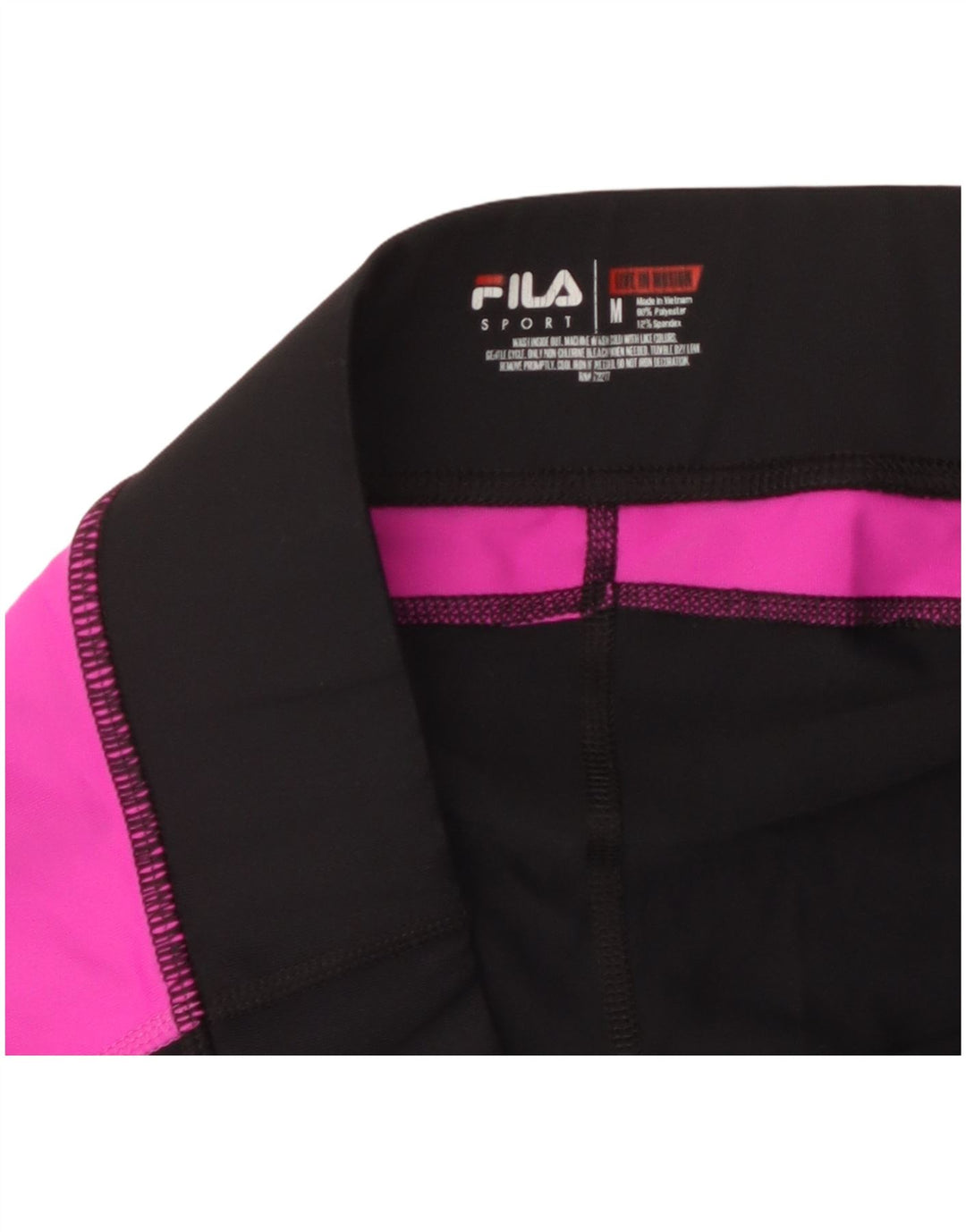 Damskie legginsy Capri Fila UK 14, poliester w kolorze średniej czerni