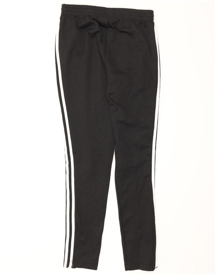 Damskie spodnie dresowe Adidas UK 8, małe, czarne, poliestrowe