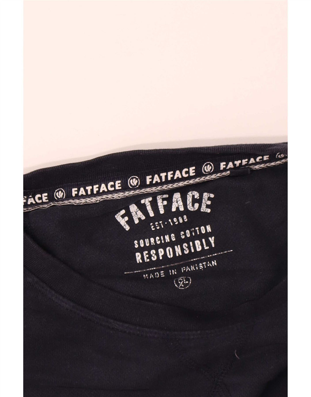 Bluza męska Fat Face Jumper 2XL Granatowa, bawełniana