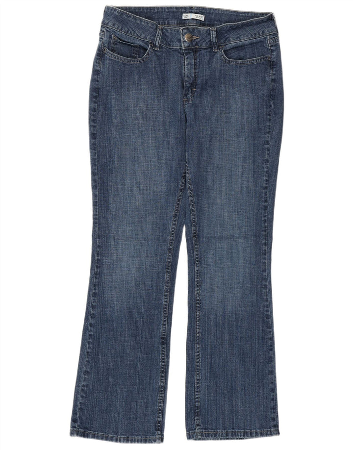 Damskie jeansy Lee Riders Mid Rise Bootcut US 12 Large W32 L28 Niebieskie