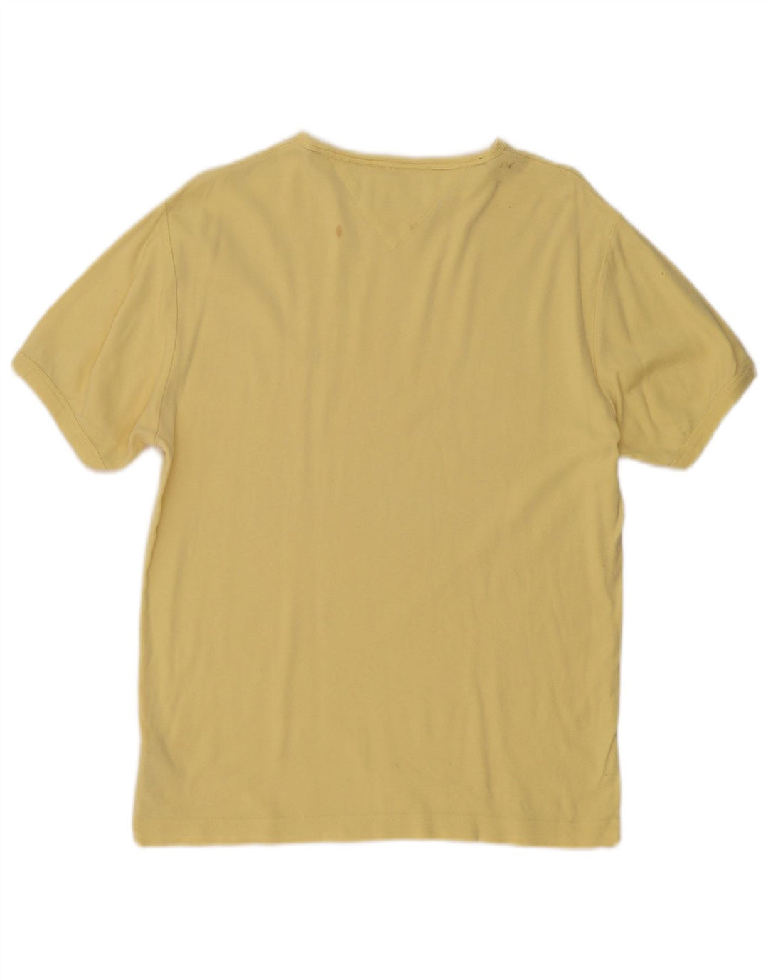 T-shirt męski Tommy Hilfiger, średni żółty bawełniany