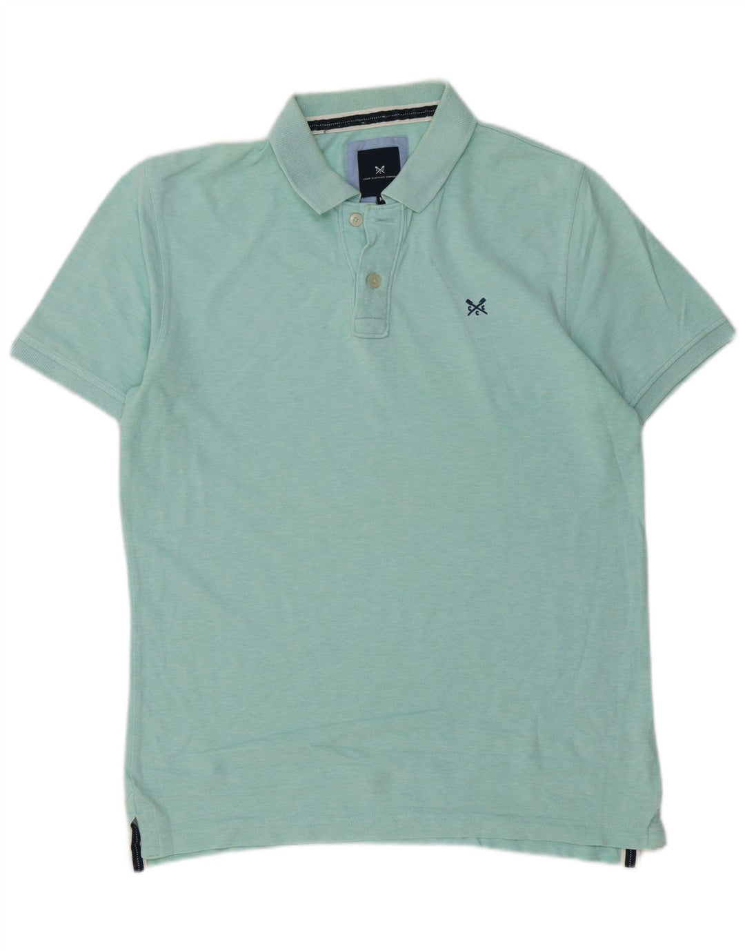 Męska koszulka polo Crew Clothing Średnia zielona bawełna