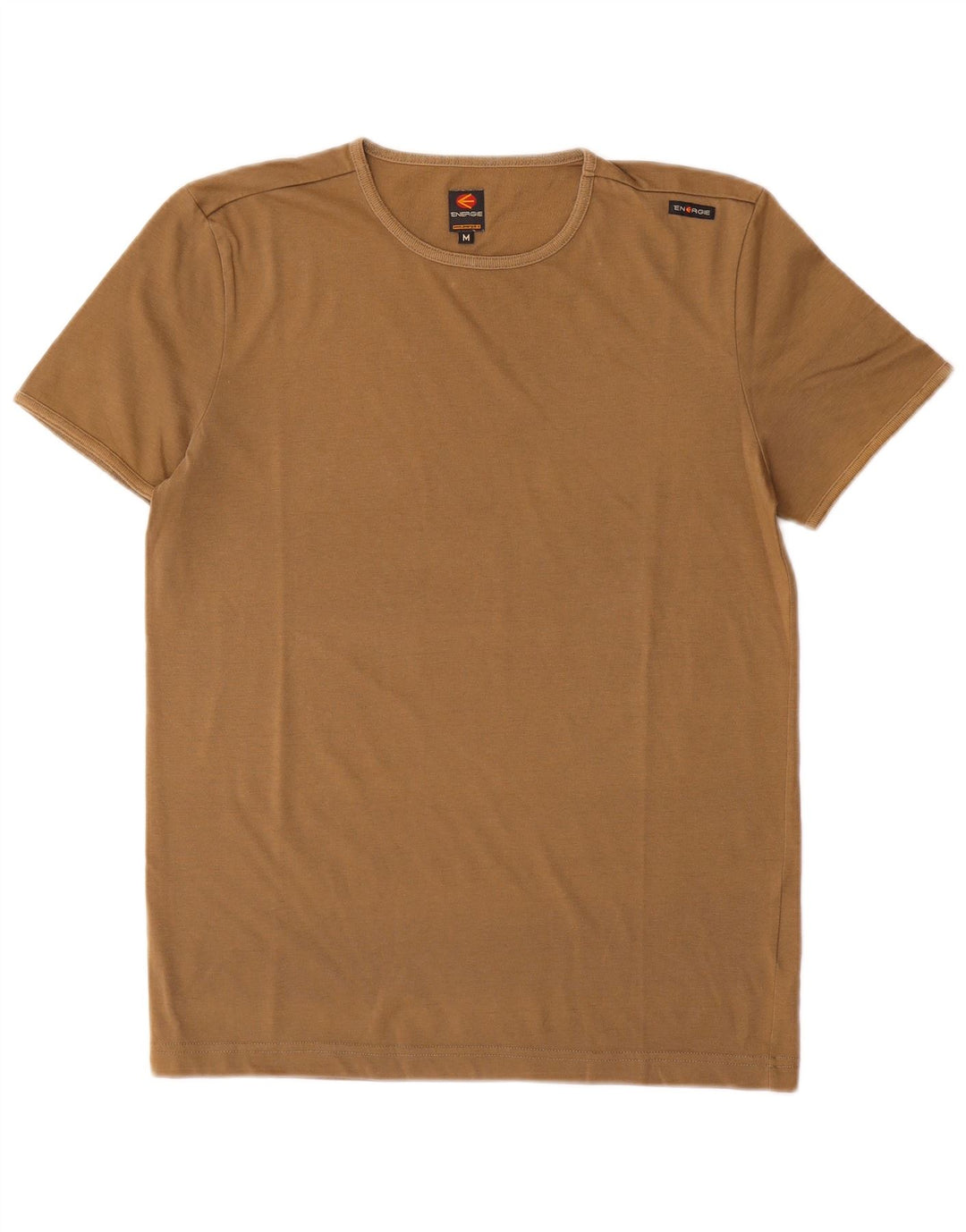 T-shirt męski Energie, średnio beżowy, bawełniany