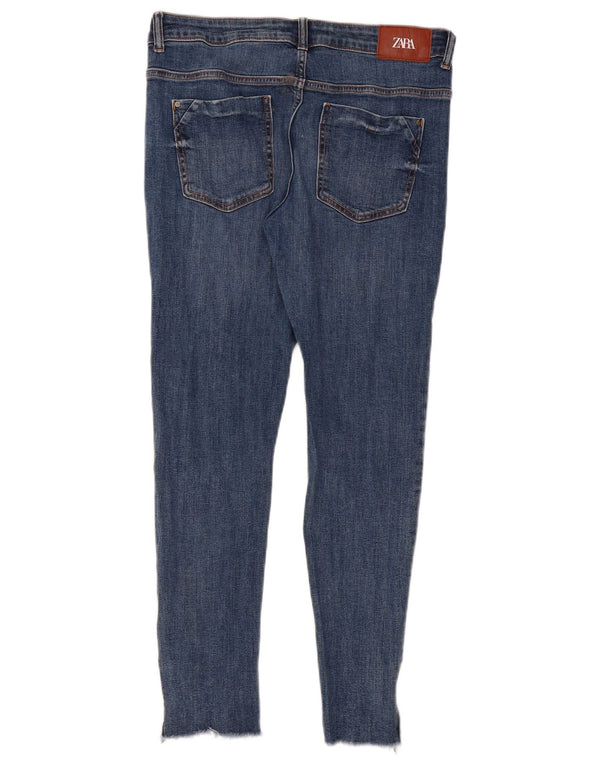 Damskie jeansy skinny Zara EU 40 Medium W30 L27 Niebieskie