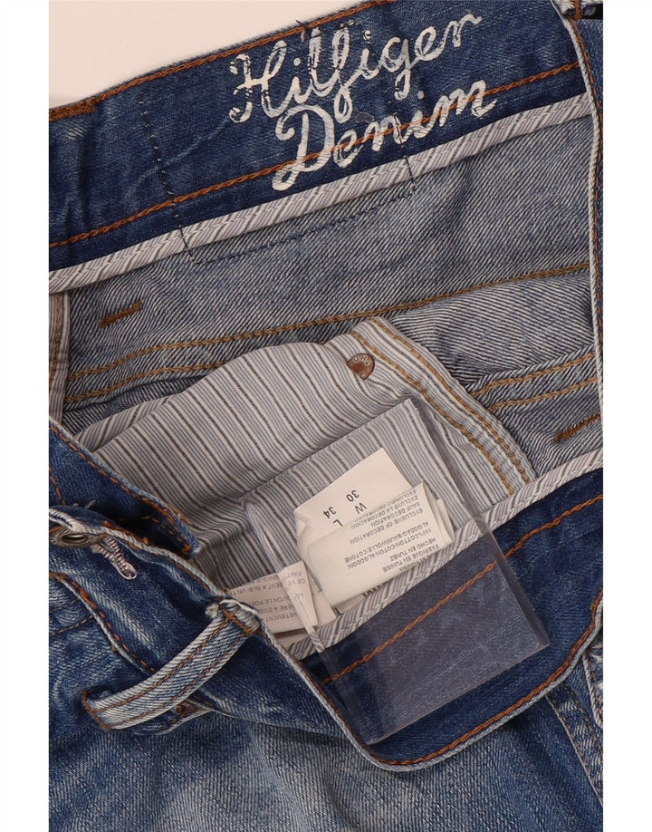 Męskie dżinsy Tommy Hilfiger Ryder Regular Straight W30 L34 Niebieska bawełna